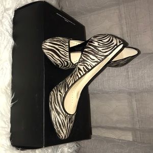 Zebra pattern, calf-Hair pumps